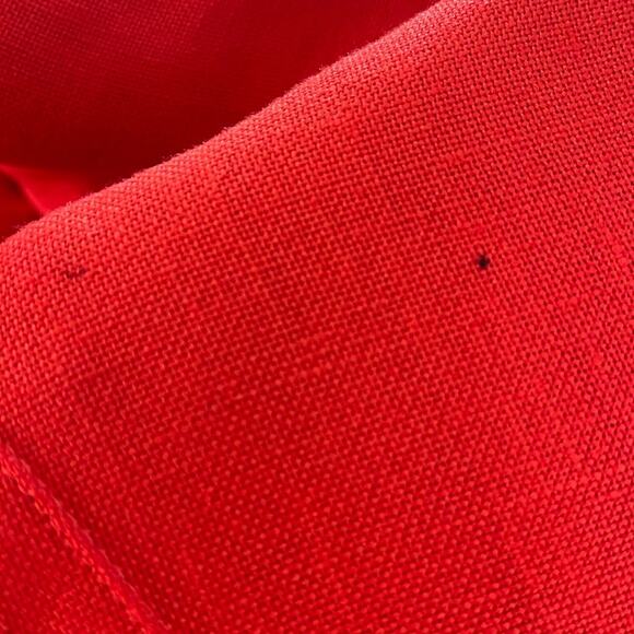 Louis Feraud Vintage Red Knee-Length Pencil Skirt Suit Set Size 10 - Picture 12 of 16